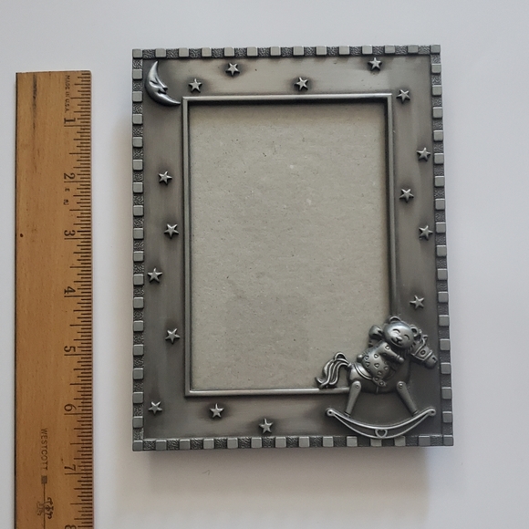 CONNOISSEUR Accents Connoisseur Pewter Baby Picture Frame 35 X 5